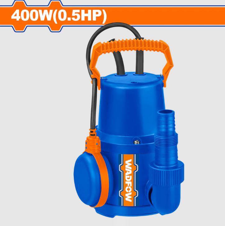 Pompa submersibila pentru apa curata cu plutitor Wadfow, 1”, 400W, 240V, 134l/min, lungime cablu 9m, inaltime refulare 8m adancime 7m