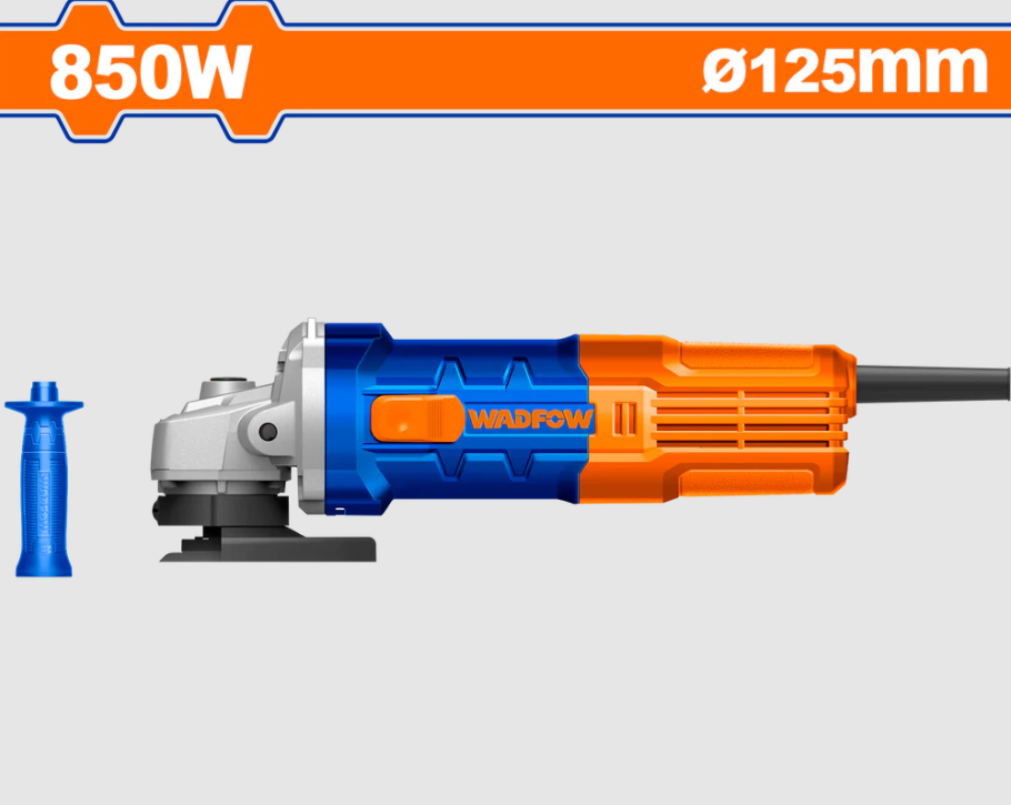 Polizor unghiular Wadfow, diametru disc 125mm, 850W, 12000rpm, 240V