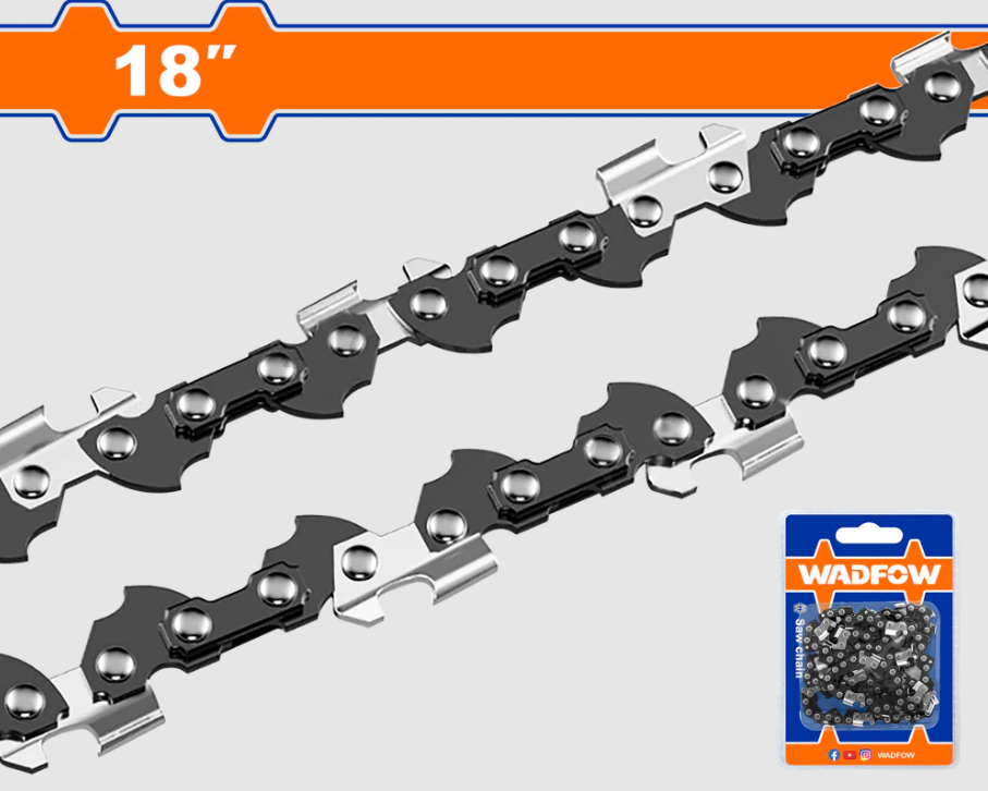 Lant pentru drujba benzina Wadfow, lungime18”/43cm, pas 0.325”/8.2mm, grosime 1.47mm, 72 zale